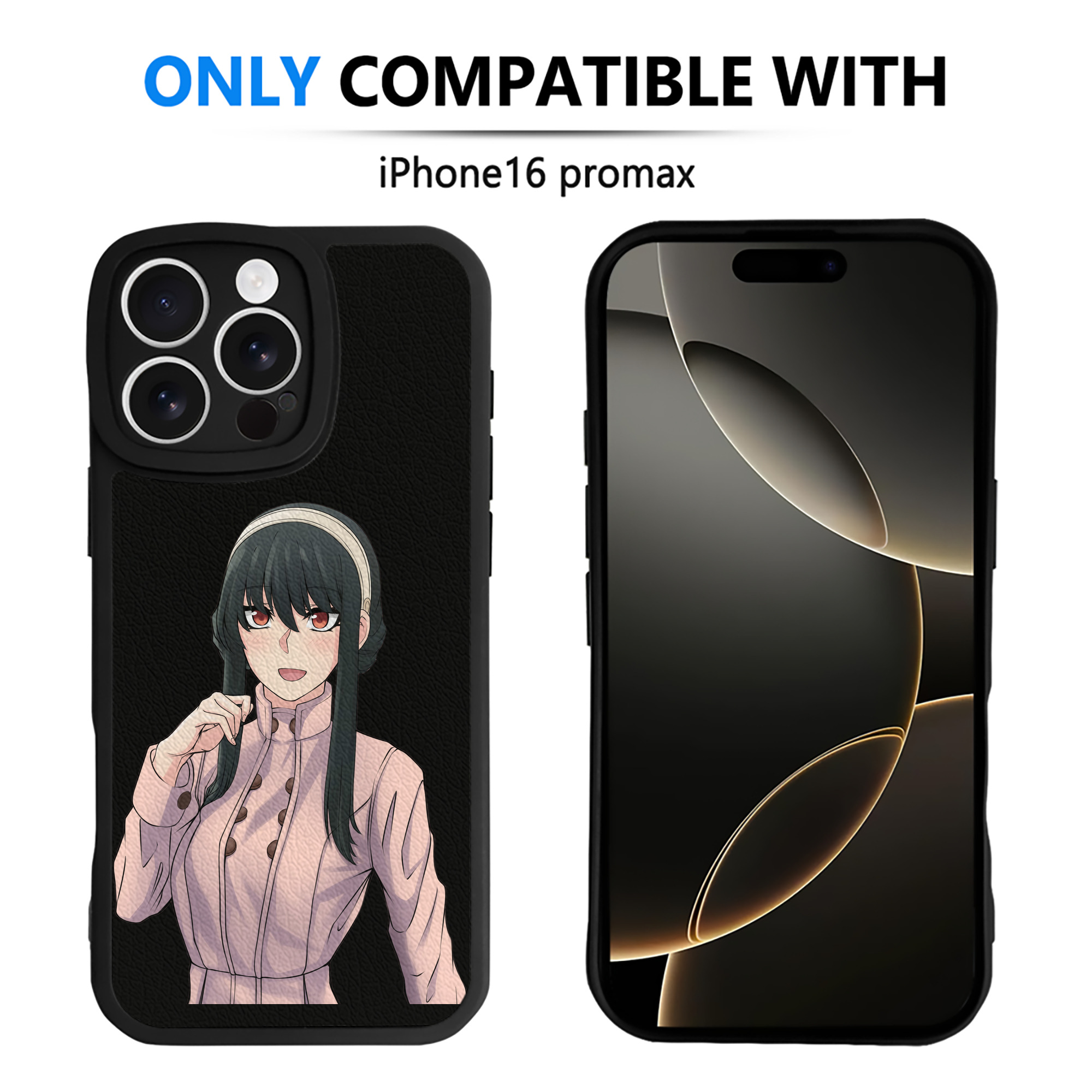 （画像用） SPY×FAMILY间谍家家酒 【iPhone 16シリーズ対応】シリコンスマホケース（レザー調） 材質：シリコン
